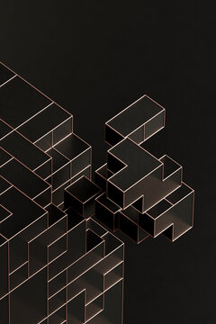 Algorithmic Structure Emerging Through Digital Layers