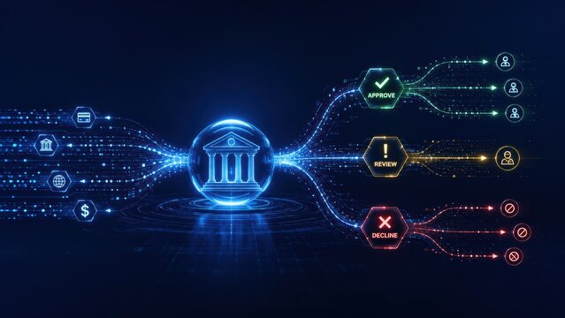 AI banking network with secure transaction routing