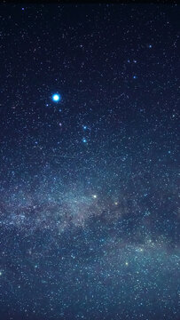 Summertime Milky Way stars and constellations.