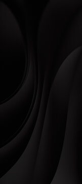 Creative Shapes and Textures in Black Fabric During the Evening Light