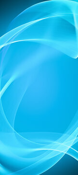 Swirling Blue Patterns Create a Smooth and Flowing Design on a Bright Background