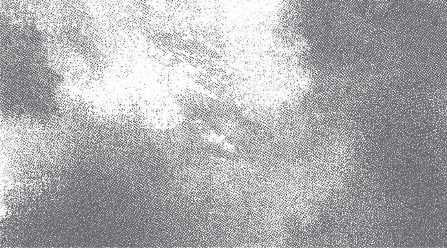 Grayscale textured background with a gradient of dots and irregular shapes white abstract