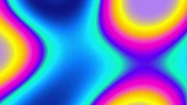 Flowing neon liquid gradient with vibrant morphing abstract shapes