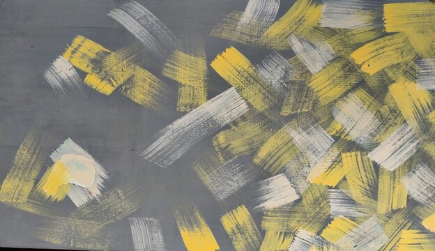 abstract scribbles on the wall
