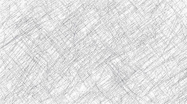 Abstract pattern of overlapping gray lines and dots on a white background creating a textured surface