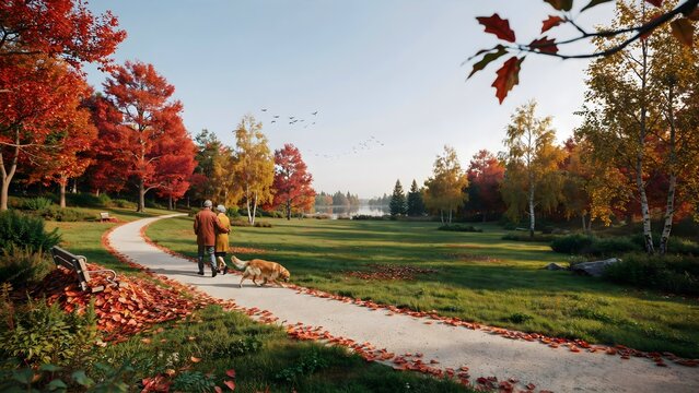 leaves wind isolated autumn winter season background falling fall platanus tree wid air w
