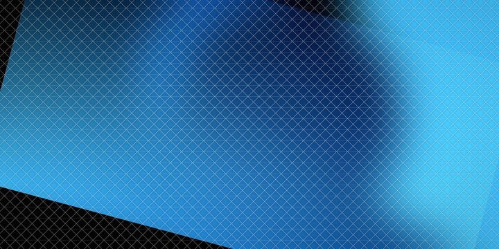 Isometric Grid Pattern Dark Tech Blue Abstract Digital Background