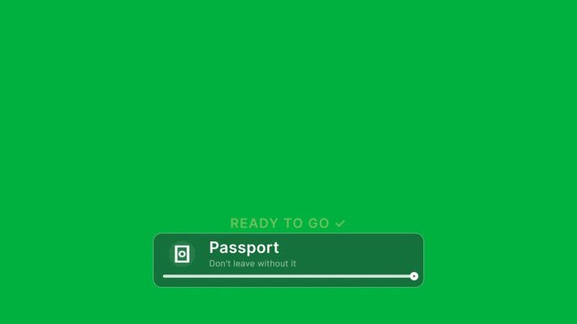 Minimalist loading bar user interface element for digital media player controls isolated on a green