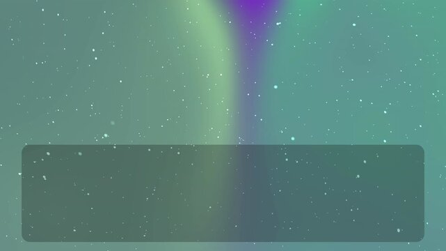 Abstract background with aurora borealis light effect and a dark rectangular frame for text.