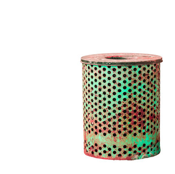 Rubbish bin isolated