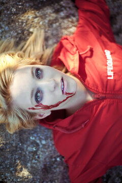bloody zombie lifeguard