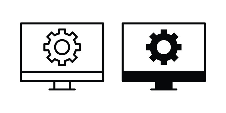 Web development icon editable pictograms collection