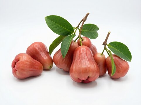 Healthy Fresh Rose Apple Tropical Fruit Isolated for Food Concept