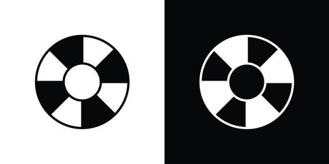 Life buoy icon outline logo group © Rajes