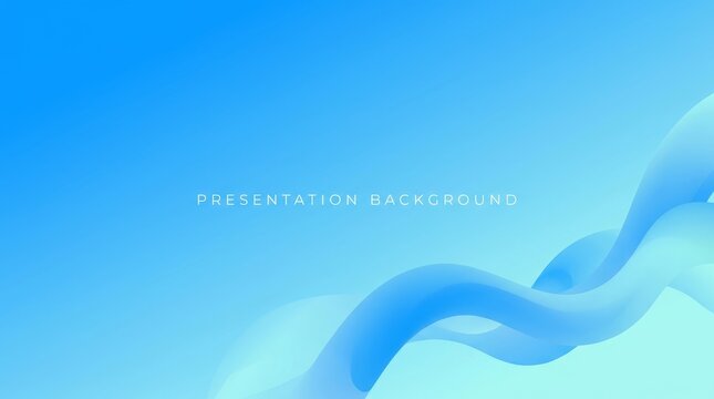 Smooth blue wave pattern on a gradient background ideal for slideshows.