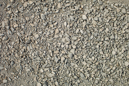 Rough Grey Gravel Stones Texture Background