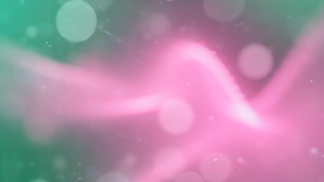 Abstract Pink Mint Gradient Light Blur Background Animation
