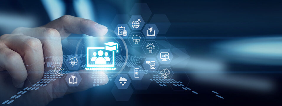 Curriculum creator designing online classes. Gently Grasping innovative EdTech platforms interactively teaches diverse subjects. This virtual environment greatly expands global learning access.
