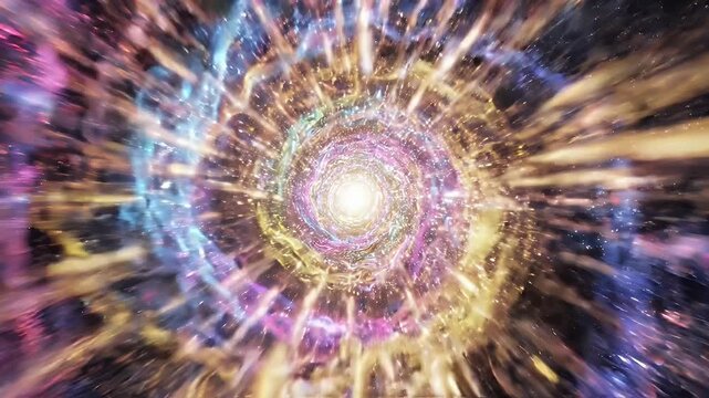 Colorful Abstract Vortex Animation