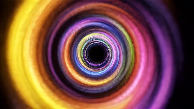 Colorful Hypnotic Spiral Tunnel Animation