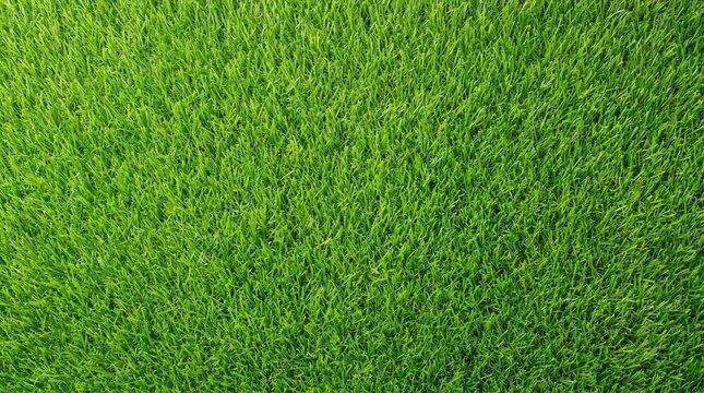 Green artificial grass as background for banner design