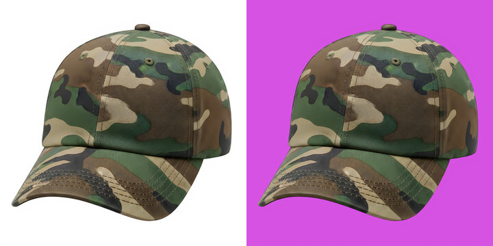 Camouflage baseball cap