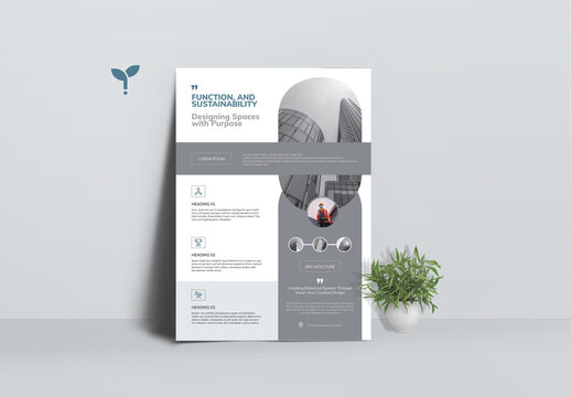 Corporate Flyer Template Layout