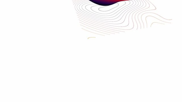 Macro close up on 3D optimization loss landscape surface with wireframe gradient for high tech artificial intelligence and machine learning background