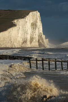 Seven Sisters During Storm.