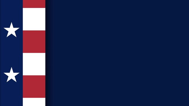 Official Flag of Plano Texas Waving Graphic Animation Background.