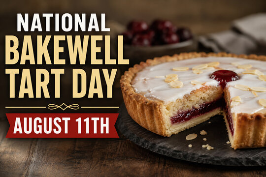 National Bakewell Tart Day August 11th