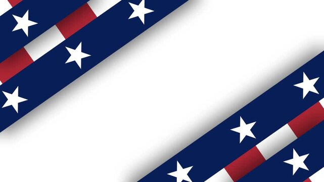 Texas Patriotic Background with American Flag Stars and Stripes Design.