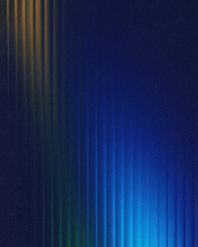 Blue gold ribbed glass gradient background backdrop