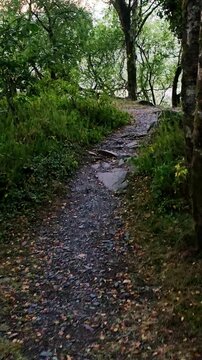 Morning View of Llyn Padarn in Snowdonia, North Wales
