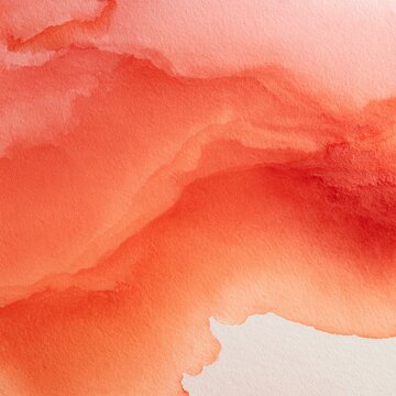 Soft Watercolor Wash Background in Warm Orange Tones for autumn season marketing