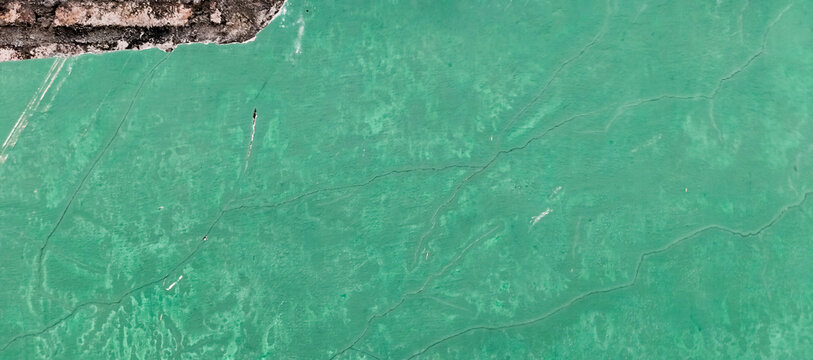 green paint wallpaper