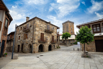Fototapeta premium A view of the picturesque village of Vilanova dos Infantes in Celanova, Galicia, Spain