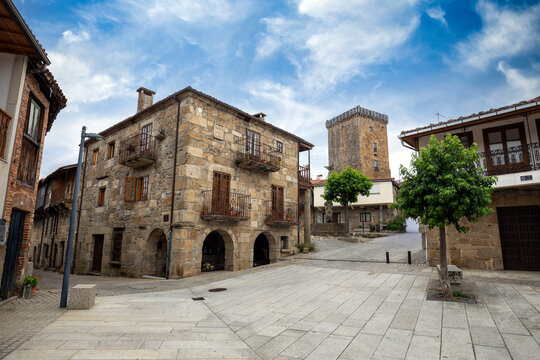 A view of the picturesque village of Vilanova dos Infantes in Celanova, Galicia, Spain