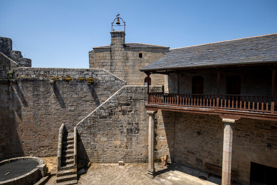 Castro Caldelas Castle in the Ribeira Sacra, Ourense, Galicia, Spain