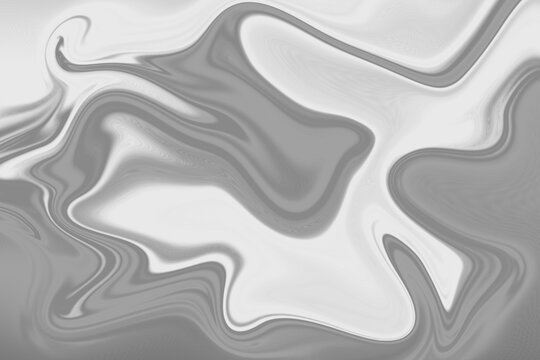 Grey and white liquid background