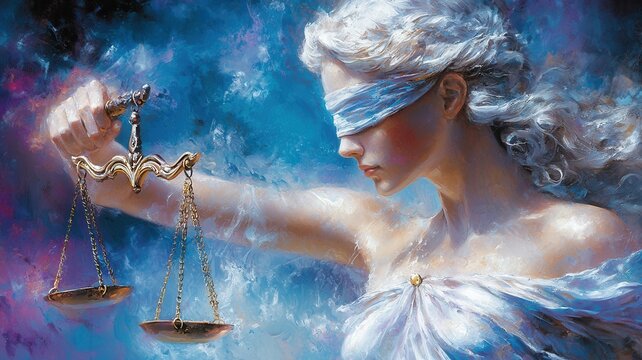 Lady justice statue holding law book with scales of justice concept of and wisdom legal fairness