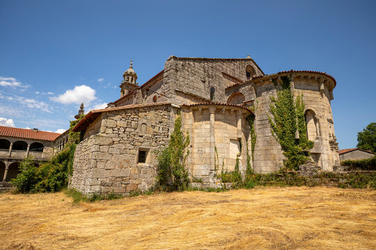 The Cistercian Monastery of Santa Mar&iacute;a de Xunqueira de Espadanedo, a historic building situated in the Ribeira Sacra, Ourense, Galicia, Spain