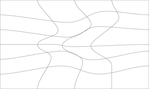 Abstract gradient vector line with serpentine teal ribbon curve
