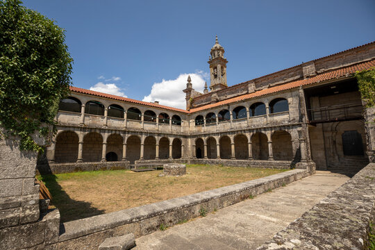 The Cistercian Monastery of Santa Mar&iacute;a de Xunqueira de Espadanedo, a historic building situated in the Ribeira Sacra, Ourense, Galicia, Spain