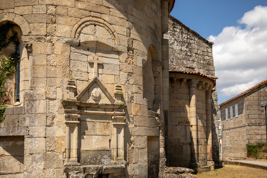 The Cistercian Monastery of Santa Mar&iacute;a de Xunqueira de Espadanedo, a historic building situated in the Ribeira Sacra, Ourense, Galicia, Spain