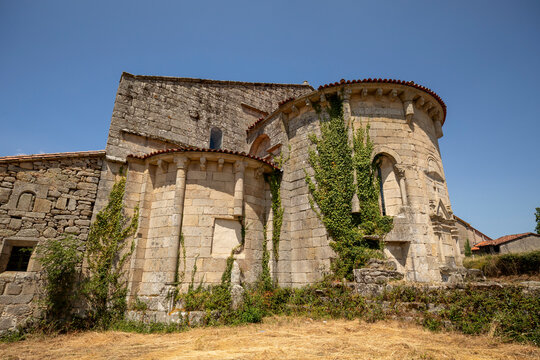 The Cistercian Monastery of Santa Mar&iacute;a de Xunqueira de Espadanedo, a historic building situated in the Ribeira Sacra, Ourense, Galicia, Spain