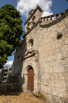 Church of Santa Isabel in Castro Caldelas, Ourense, Galicia, Spain