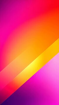 Vibrant abstract gradient background with dynamic diagonal lines in vivid pink, orange, and yellow hues. Modern colorful backdrop perfect for digital design and creative projects