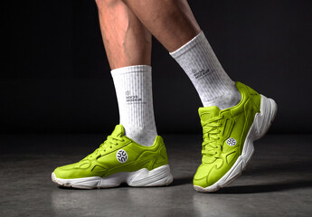 Socks and Sneakers Mockup Template