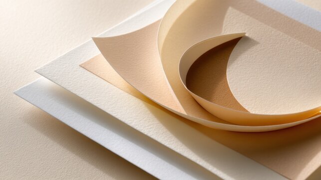 Neutral textured paper background stationery mockup for card invitation and poster design
